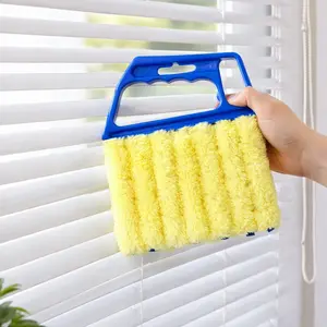 Blinds Window Cleaning Brush Detachable & Washable Blue Handle Effective Dust Removal for Household Use Blinds Duster