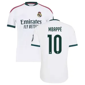 Unisex Soccer/Football Real Madrid Team Kylian Mbappé Laliga 2026/27 Home Replica jersey - White YWQ