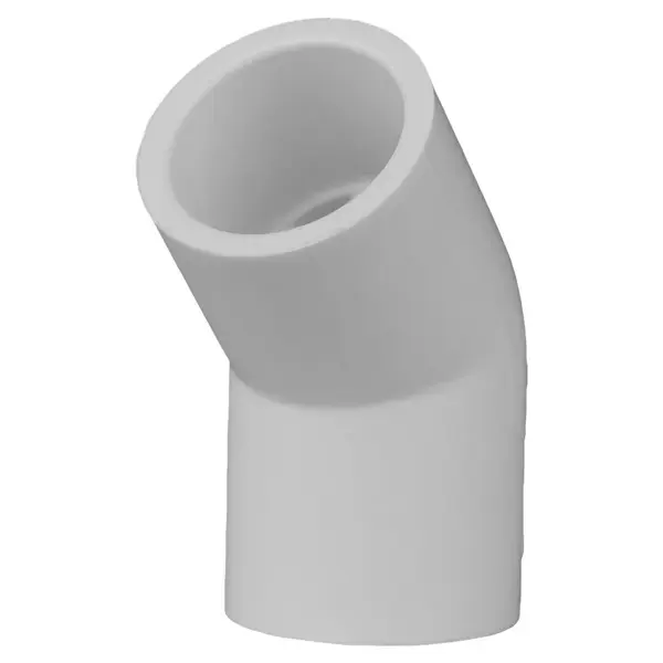 Charlotte Pipe Schedule 40 1/2 in. Slip X 1/2 in. D Slip PVC 45 Degree Elbow – Durable & Reliable Plumbing Fitting