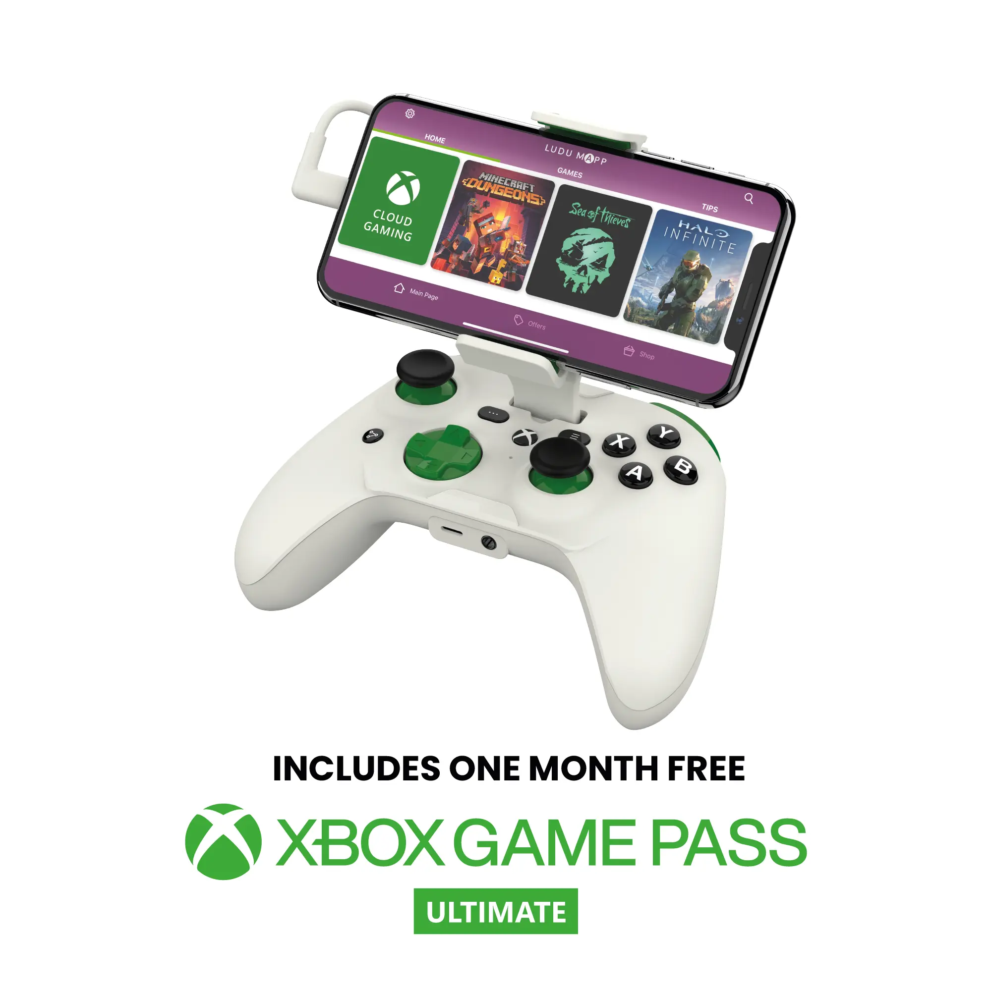 XPWR Clouding Gaming Mobile Controller for Lightning connected iOS devices (Xbox Edition) Button Cable