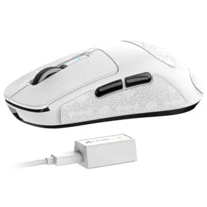Mambasnake X Attack Shark R6 Lightweight Wireless Gaming Mouse,PAW 3950Max Sensor Computer Mouse with Nordic 52480,8KHz Polling,7 Programmable Buttons adjustable dpi pc gamers