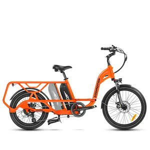 ADDMOTOR Electric Bike for Adult, 48V 20AH Battery System UL Certified, GRAOOPRO Electric Bicycle with Passenger Seat, 750W 105Mile Cargo Ebike