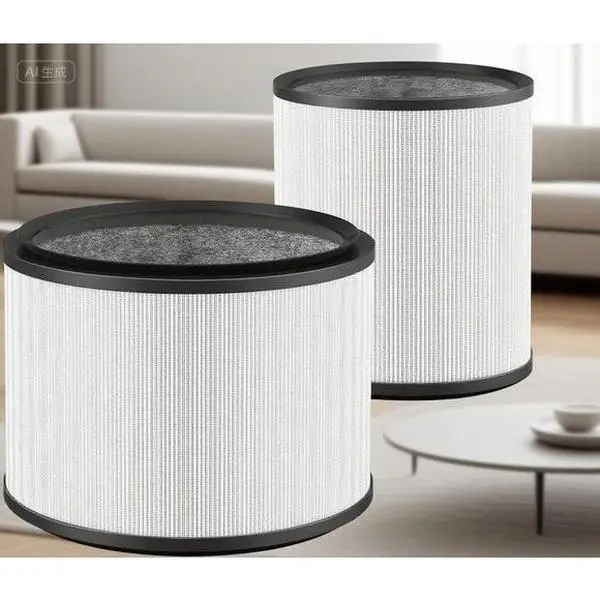 Replacement HEPA Filter for Air Purifiers - 2-Pack True HEPA Filter Compatible with Select Dyson Models - Fits HP01 HP02 DP01 DP02 - Pet Care Filter - Compare to Part#968125-03 - Odor Reducing & Allergen Removal