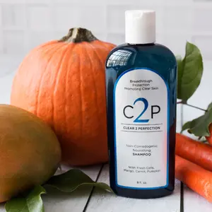 Clear 2 Perfection Non-Comedogenic & Sulfate-Free Shampoo for Acne-Prone Skin & Bacne Cleansing Conditioner