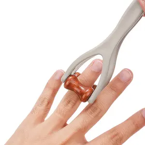 Double-Sided Hardwood Massage Roller Tool, Finger & Hand Massager for Carpal Tunnel Syndrome Relief, Trigger Finger Pain Management, Body Care