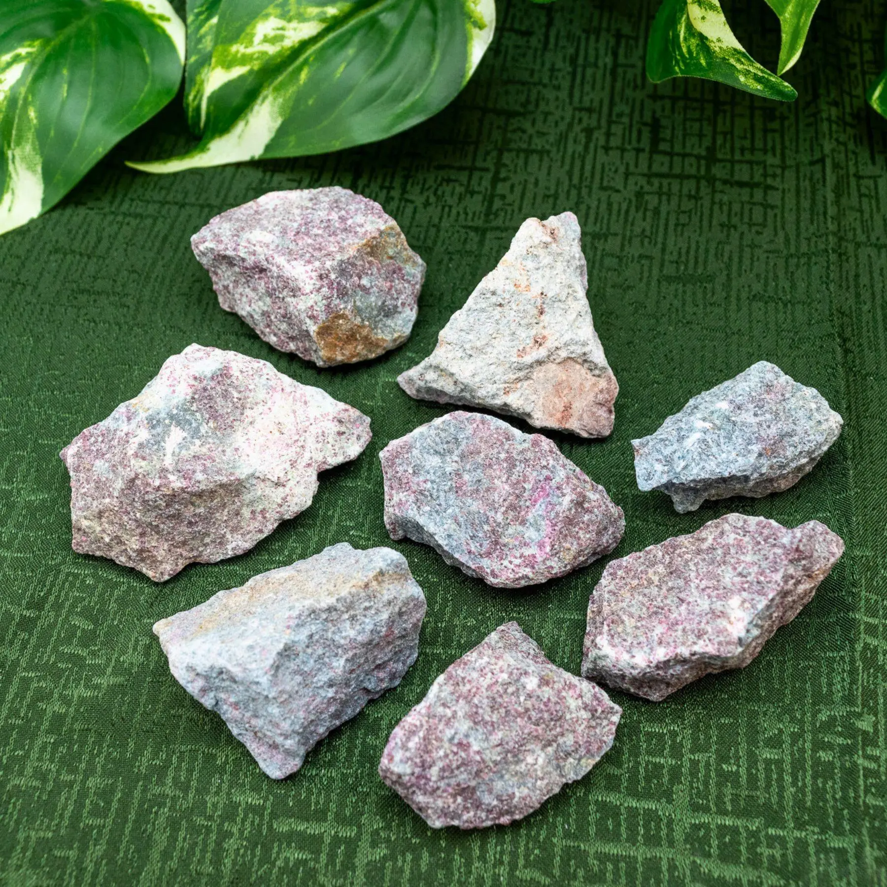 Down To Earth Ruby Zoisite Raw Healing Crystal for Aries and Aquarius Anyolite Rough Stone for Harmonizing Passion and Patience