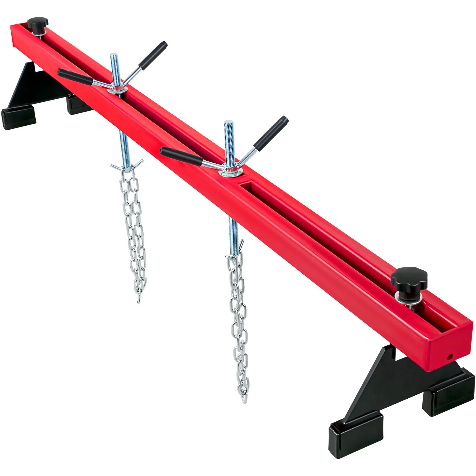 【DealsForYouDays】VEVOR Engine Support Bar 1100 Lbs Capacity Engine Transverse Bar Engine Hoist 2 Point Lift Holder Hoist Dual Hooks, Engine Hoist Keeps Engine Stable for Home Garages & Auto Repair Shop