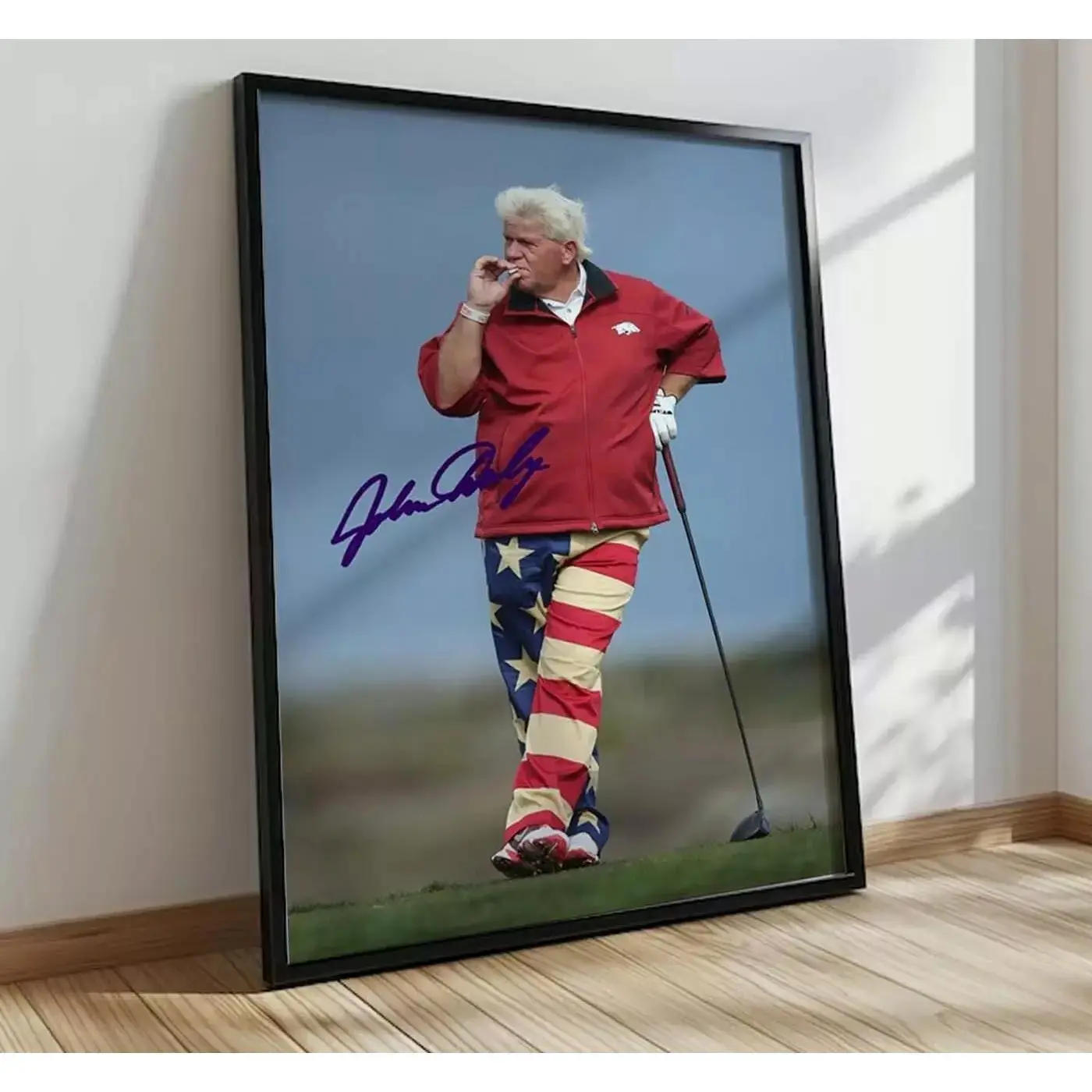 John Daly Golf Pga Autograph Poster
