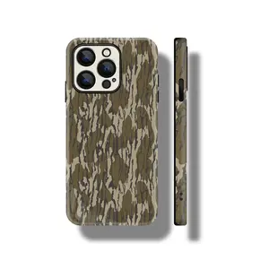 Military Style for iPhone 11 12 13 14 15 16 Pro Max Plus Case Camouflage Design Double Layer Anti Drop Shockproof Protective Tough Phone Cover for Men Outdoor Sports