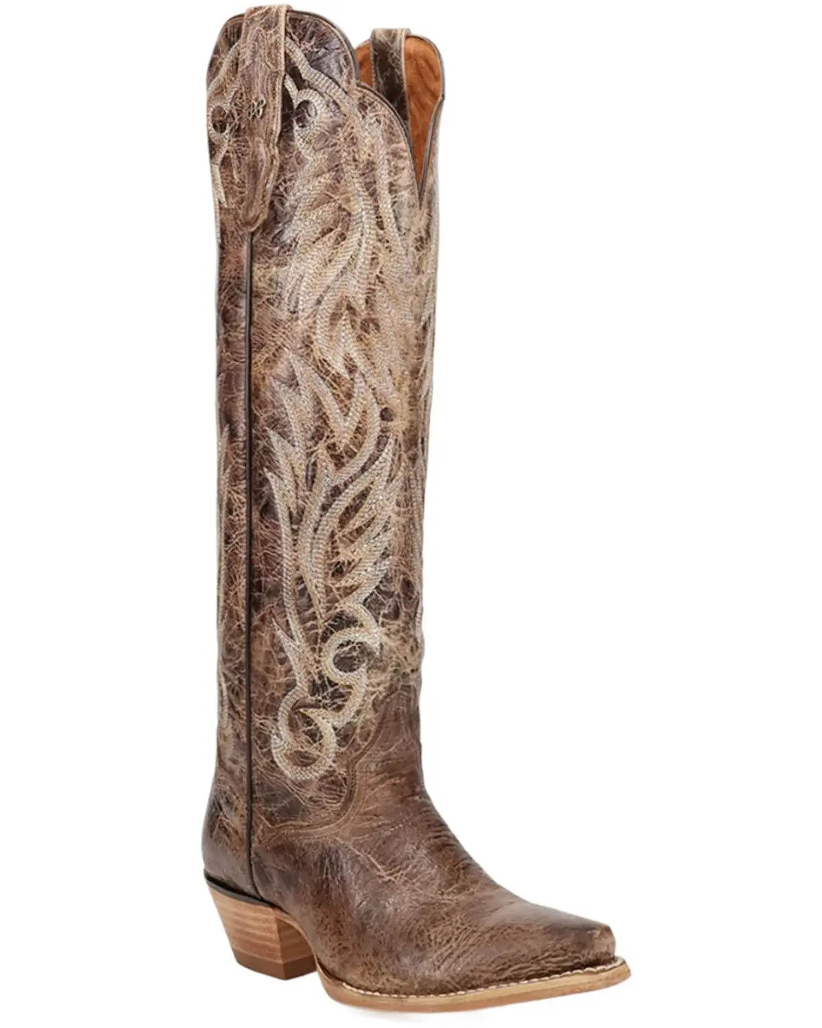 Dan Post Women's Women'S Rustic Ridge Tall Western Boot Snip Toe - Dp7060