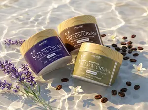 AuraLife Whipped Tallow Cream - Natural Moisturizer for Face & Body, Organic Grass-Fed Beef Tallow, Deep Hydration, Gentle on Sensitive Skin, 4oz Jar