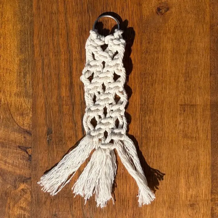 Macrame Keychain, Style #1