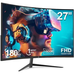 Z-EDGE UG27 27" 180Hz Curved Gaming Monitor Low Blue Light 1ms Response Time AMD Freesync FHD 1920x1080 Fhd back school supplies