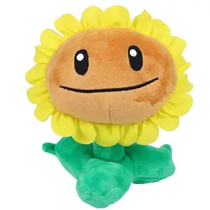 8" Sunflower Plants and Zombies Plush Zombies Toys PVZ Plushies 1 2 Stuffed Soft Doll Sunflower Plush New