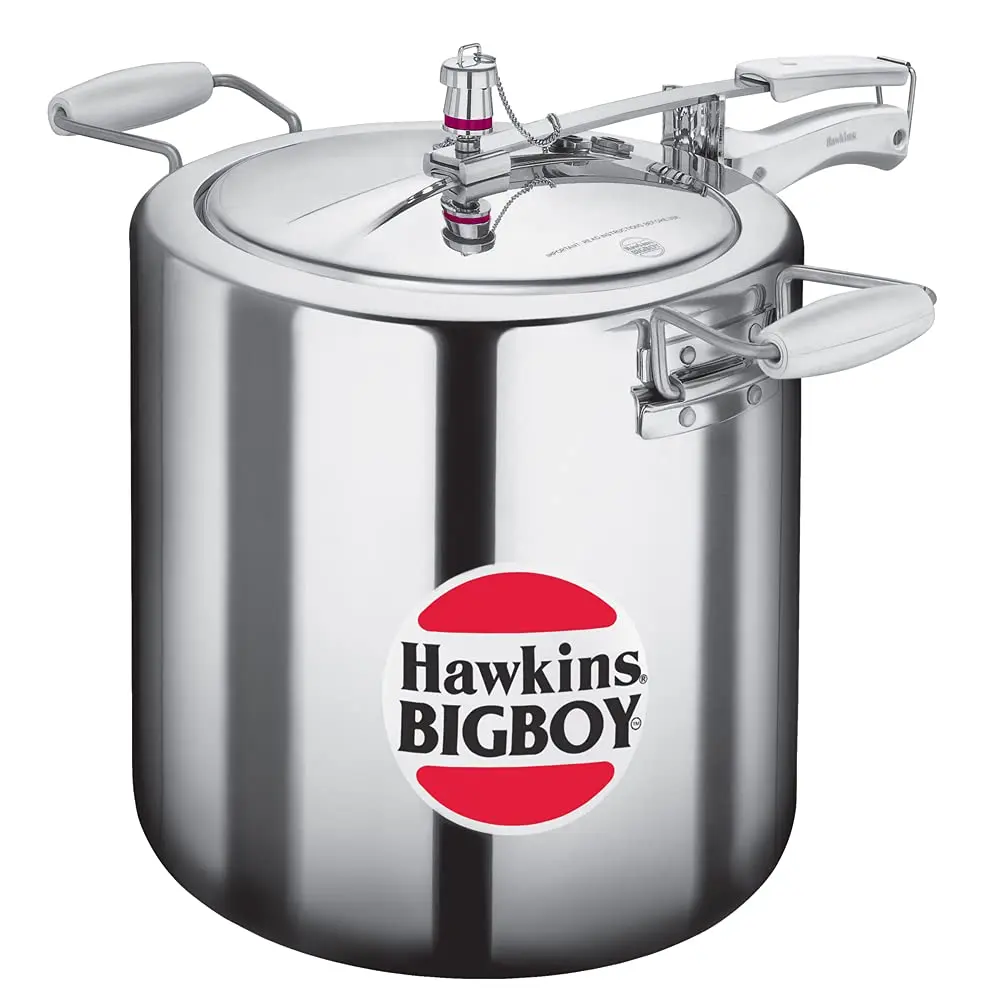 Hawkins E20 Bigboy Aluminium Pressure Cooker - 22 Litres