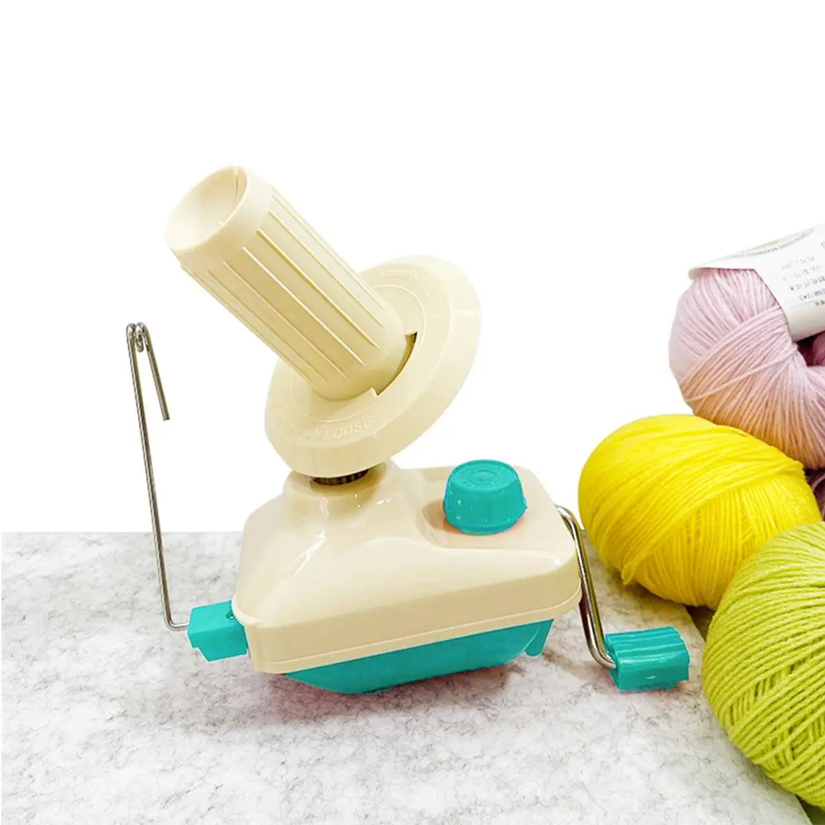 Manual Yarn Winder, Household Manual Yarn Winding Machine, Manual Knitting Tool Supplies for Home DIY, Multifunction Gift for Mom, Valentine's Day Gif