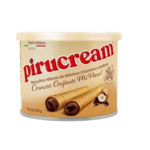 Pirucream Chocolate y Avellanas /Chocolate and Hazelnut Filled Wafer