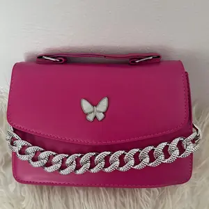Klassy Hotpink/Silver Handbag