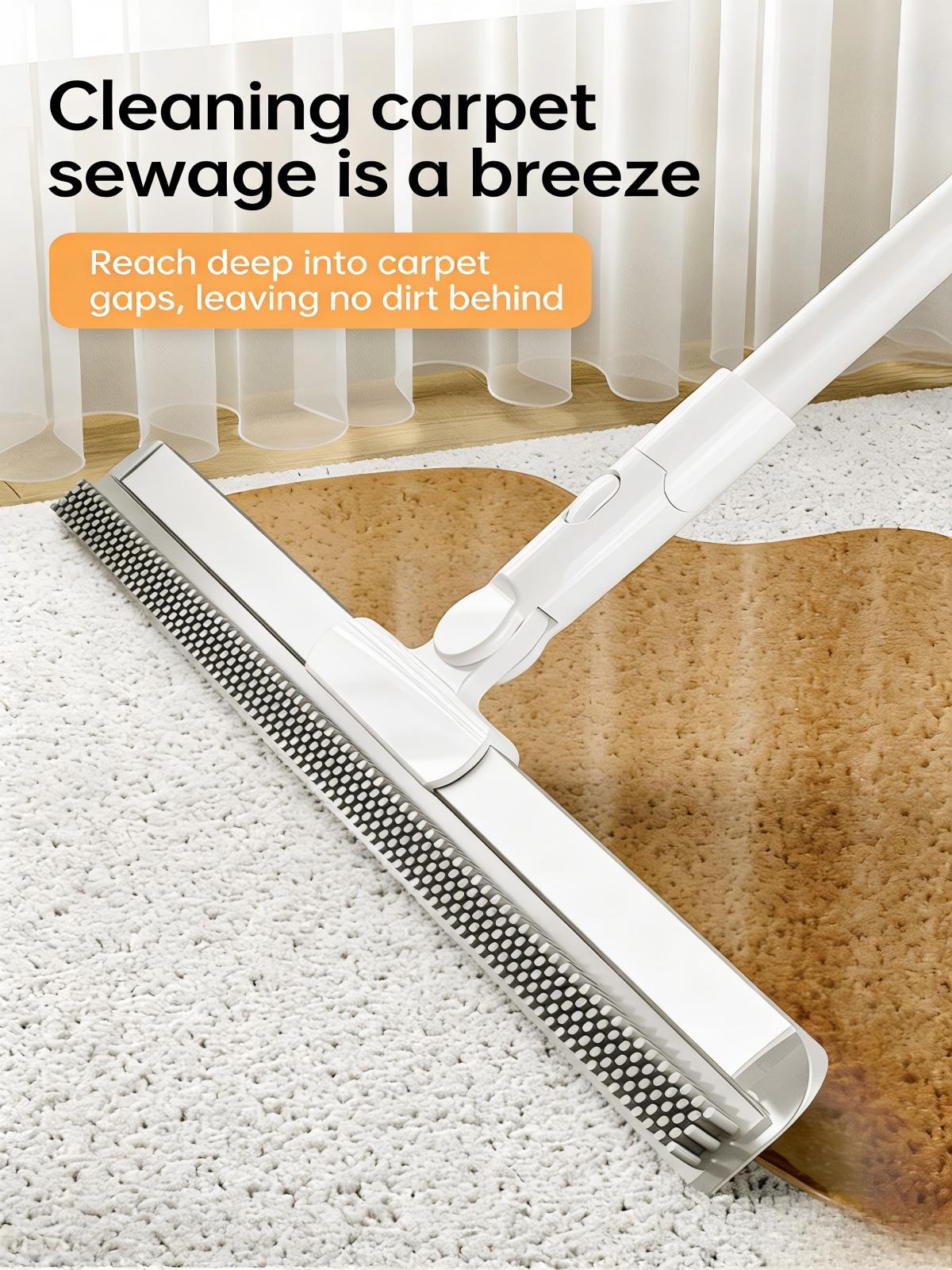 Multifunctional 4-in-1 Magic Broom | Floor Scraper & Hair Sweeper Brush for Kitchen, Bathroom & Carpet Multifunctional 4-in-1 Magic Broom | Floor Scraper & Hair Sweeper Brush for Kitchen, Bathroom & Carpet