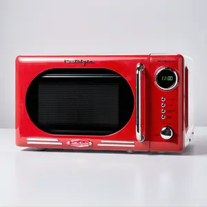 Retro 0.7 Cubic Foot 700-Watt Countertop Microwave Oven - Retro Red (Derivative) Retro 0.7 Cubic Foot 700-Watt Countertop Microwave Oven - Retro Red (Derivative)