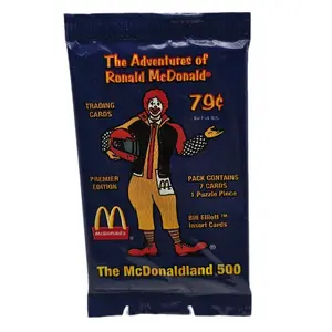 1996 McDonald's NASCAR Trading Card Pack | Factory Sealed Vintage Pack Bill Elliot