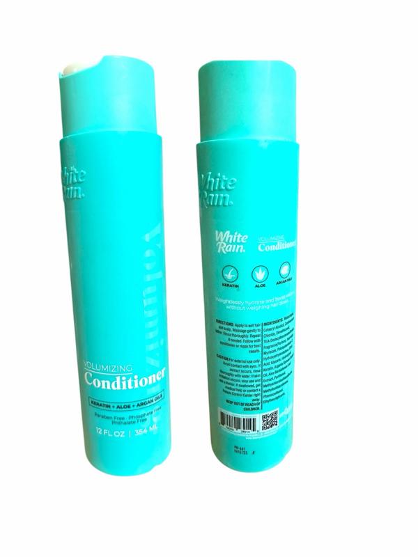 3-pc volumizing/frizz white rain shampoo,conditioner, and leave-in Set for Haircare