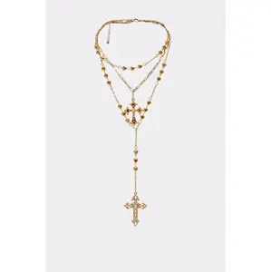 DRIPPED OUT CROSS LARIAT