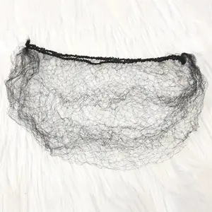 100X Invisible Black Hair Nets Elastic Edge Mesh Hairnet Stretch Cover Mesh Bun