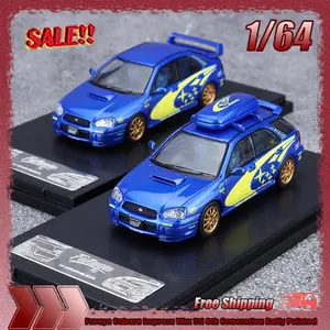 New In Stock Furuya 1:64 Subaru Impreza Wrx Sti 8th Generation Rally Painted Series Alloy Miniature Car Models Custom Toys Gifts