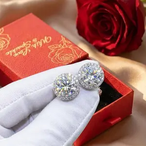 S925 Silver Stud Earrings- Classic&Fashion Ear Jewelry Perfect BirthdayMother'sDay Unisex Gift for Men WomenWedding Set