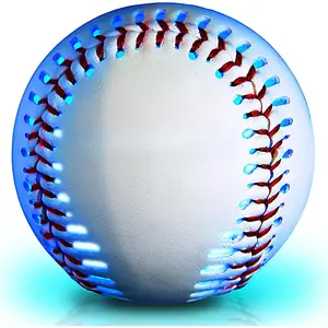 Premium Leather LED Rechargeable Light-Up Baseball - Illuminate the Game - Nighttime Fun and Play - Sports Stuff & Gadgets for Kids Age 8 Years Old and Up - Catch Only