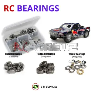 RCScrewZ Metal Shielded Bearing Kit ass034b for Team Associated SC8 C.O.R.R. RTR 1/8 Nitro 4WD Off-Road Short Course Truck (#80925, #89105) | UPG