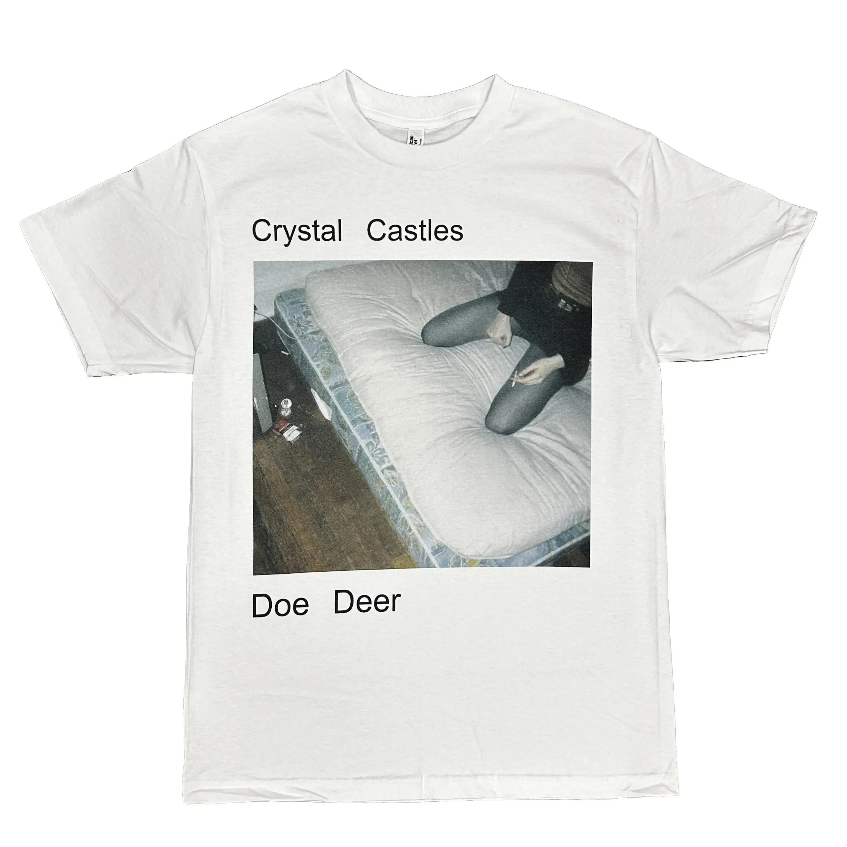 Crystal Castles "Doe Deer" - Unisex Graphic T-Shirt 100% Cotton Crystal Castles "Doe Deer" - Unisex Graphic T-Shirt 100% Cotton