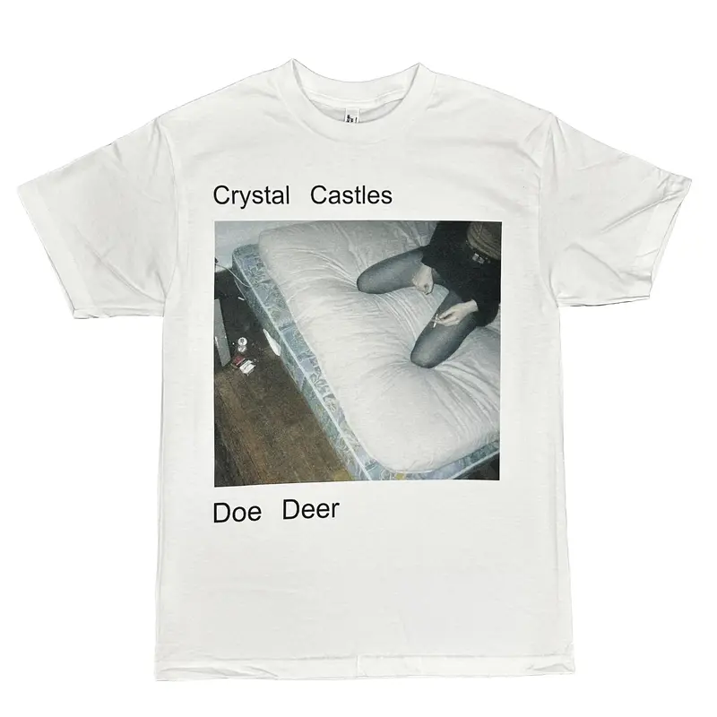 Crystal Castles "Doe Deer" - Unisex Graphic T-Shirt 100% Cotton