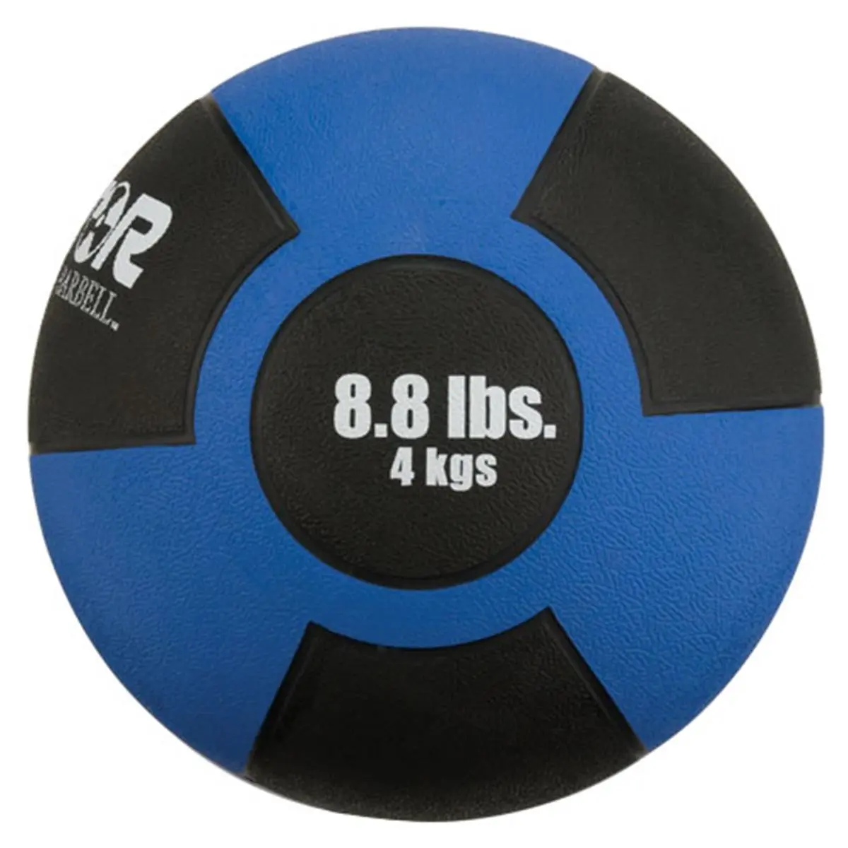 4kg Rubber Medicine Ball for Weighted Workouts, Easy-Grip Textured Surface with Limited Bounce, Color-Coded Exercise Equipment, Workout Equipment, Easy To Grip