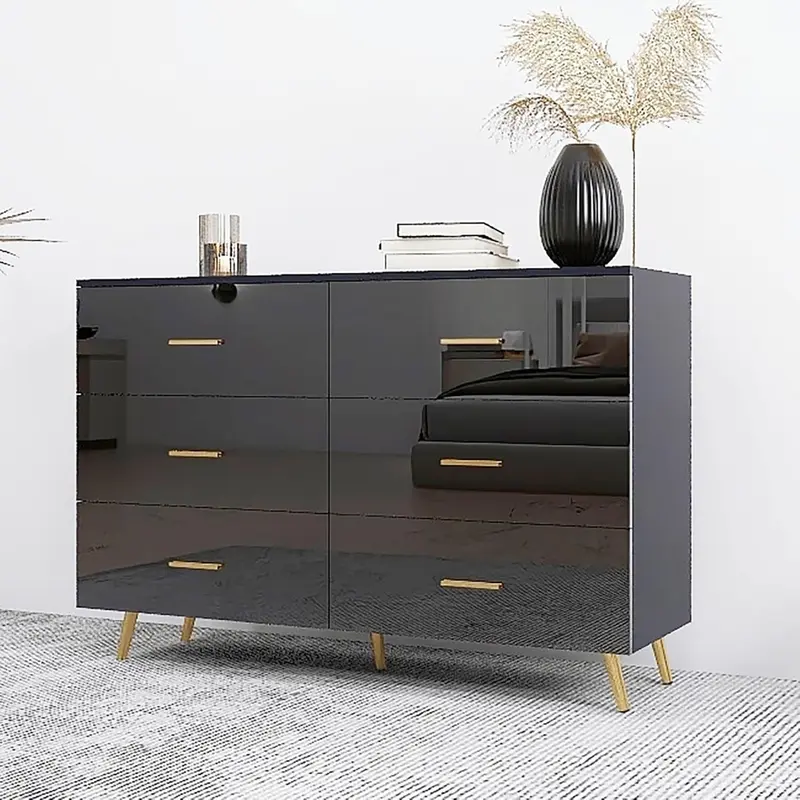 black 6drawer dresser - TikTok Shop