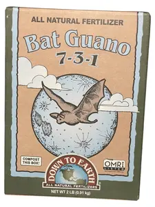 Down to Earth Organic Bat Guano Fertilizer Mix 7-3-1,210