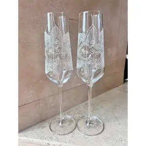 Personalized Champagne Flutes