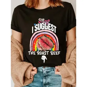 100% Cotton Embarrassing May I Suggest The Roast Beef Inappropriate T-Shirt