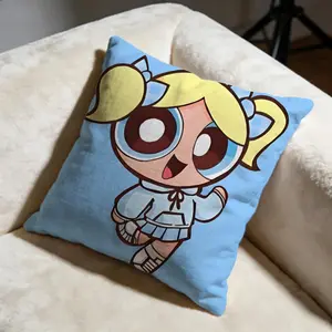 Trending TThe Powerpuff Girlsed Cushion Cover High quality plush fabric skin-friendly breathable all seasons universal anti-pilling no fading lightweight durable ideal for bedroom car sofa perfect daily use decor great gift for family and friends