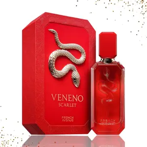 French Avenue Veneno Scarlet Eau De Parfum Spray for Unisex, 3.4 Ounce