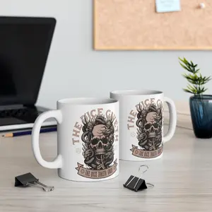 Dnd Mug The Dice Giveth Coffee Mug 11oz 15oz, Dungeons And Dragons Accent Mug 11Oz 15Oz, DND Gaming Mug For Fans, Gaming Mugs