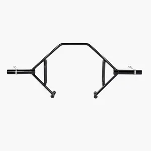 VEVOR Trap Bar Hex Bar, Open-Ended Frame Hex Barbell, 2-Inch 800 LBS Capacity Shrug Bars with Knurled Grips, Weightlifting and Strength Training Equipment, Home Gym for Squats Deadlifts Shoulder Press