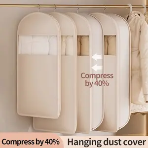 Seasonal Wardrobe Organizer Bag, Three Sizes Available, Japanese Style Hanging Storage Solution, Ideal for Closet Organization, Hanging Dust Cover