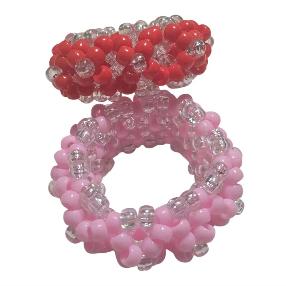 U.F. O cuff pony Beaded Stretch Bracelet |  Perfect for Everyday Wear