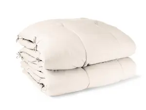 Splitz Oversized Comforter for Couples - Coastal Ivory, Innovative Split Design for Personalized Sleep Comfort & Style, CoolTouch Poly-fiber with Super Soft Medium-weighted fill