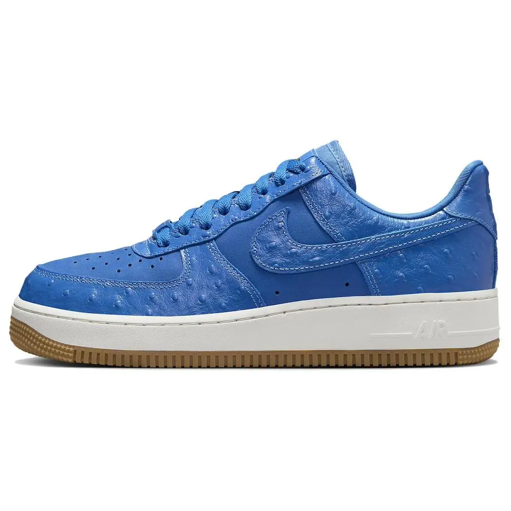 Nike Air Force 1 Low 07 Lx Blue Ostrich Skate Shoes Women's DZ2708-400