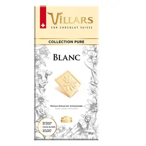 Villars White Chocolate Bar 100g Chocolate Food and Snacks Cocoa Butter Chocolate Trans Fat Free pistachio chocolatebar