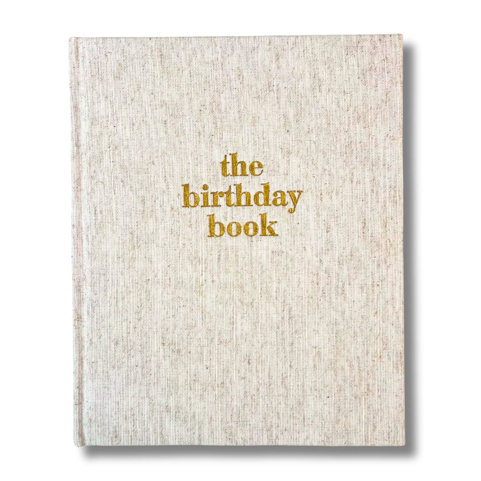 Birthday Book Keepsake Journal, Perfect Gift for New Busy Parents, Aesthetic Letter to My Child, Heirloom Quality Linen, Must Have Baby Shower Gift