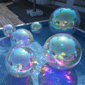 Byootique Inflatable Mirror Ball Spheres with Air Pump Party Decor